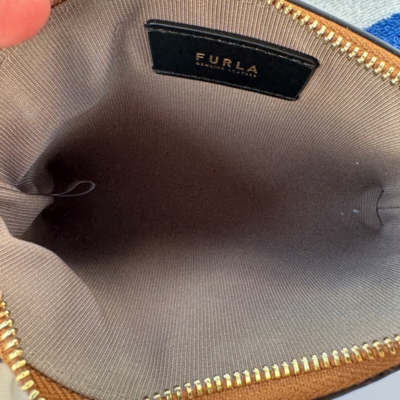 Furla Brown and Black Wristlet Clutch - Picture 5 of 6